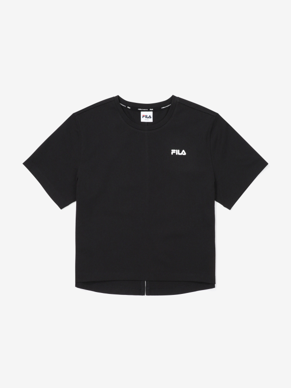 韓國FILA - Sport Slit Short Sleeve Tee (BLACK) 