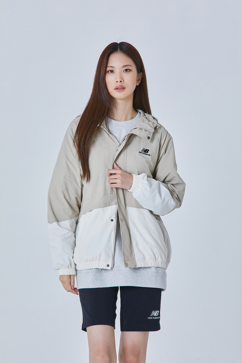 韓國NEW BALANCE - [STREET COURT] UNI Warm-up Jacket (米色)