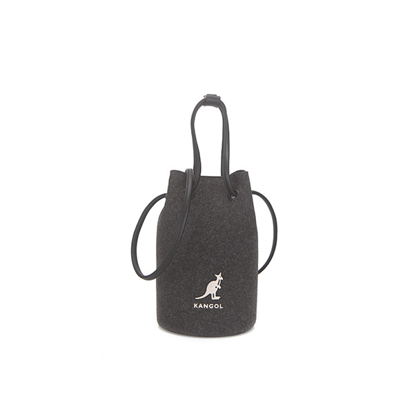 kangol-Filco Felt Bucket Bag 3834 Charcoal