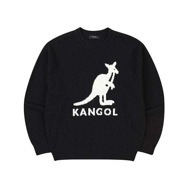 kangol-Big symbol knit 1824 black