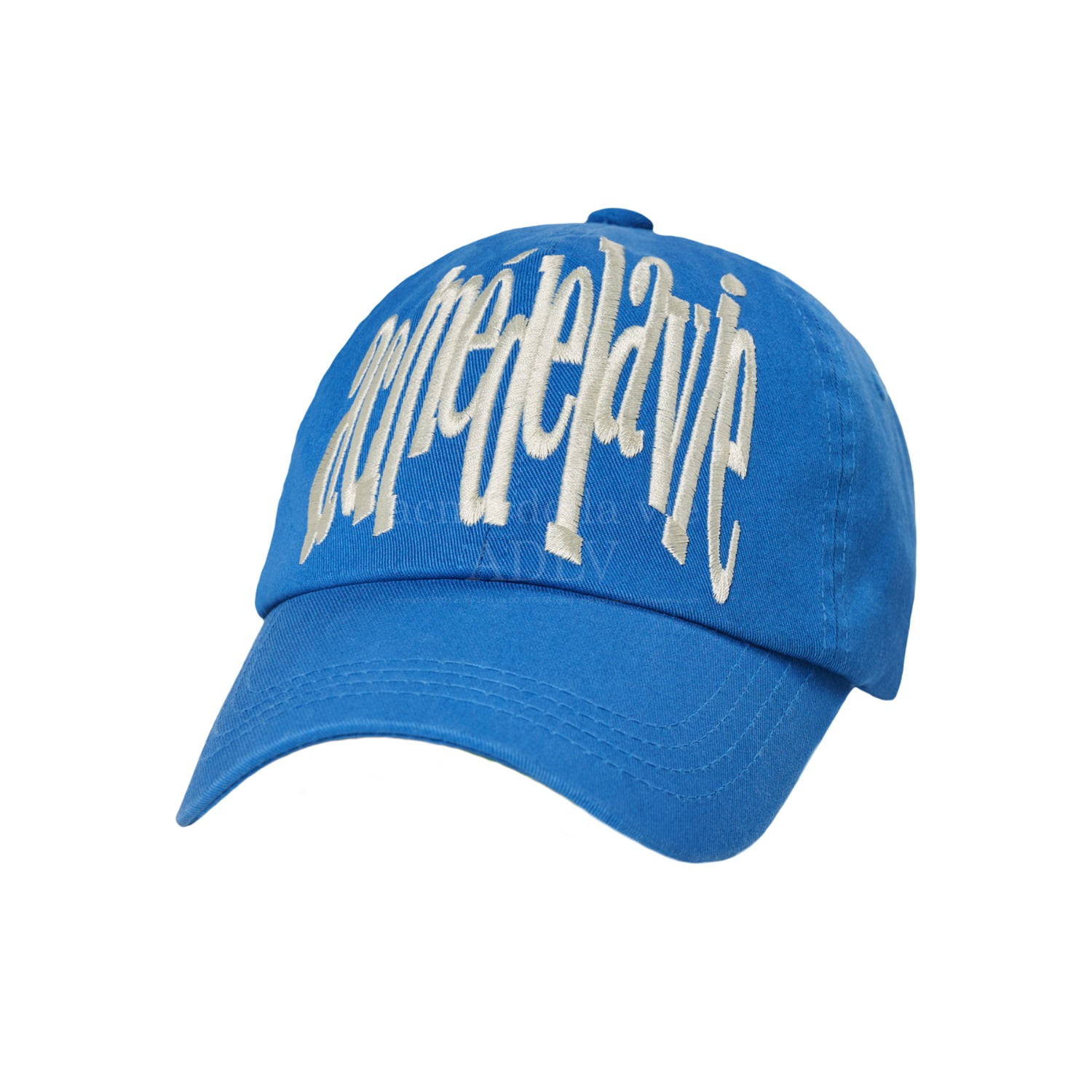 ADLV-[아크메드라비] UNBALANCE BIG LOGO BALL CAP BLUE(2월17일 입고예정)