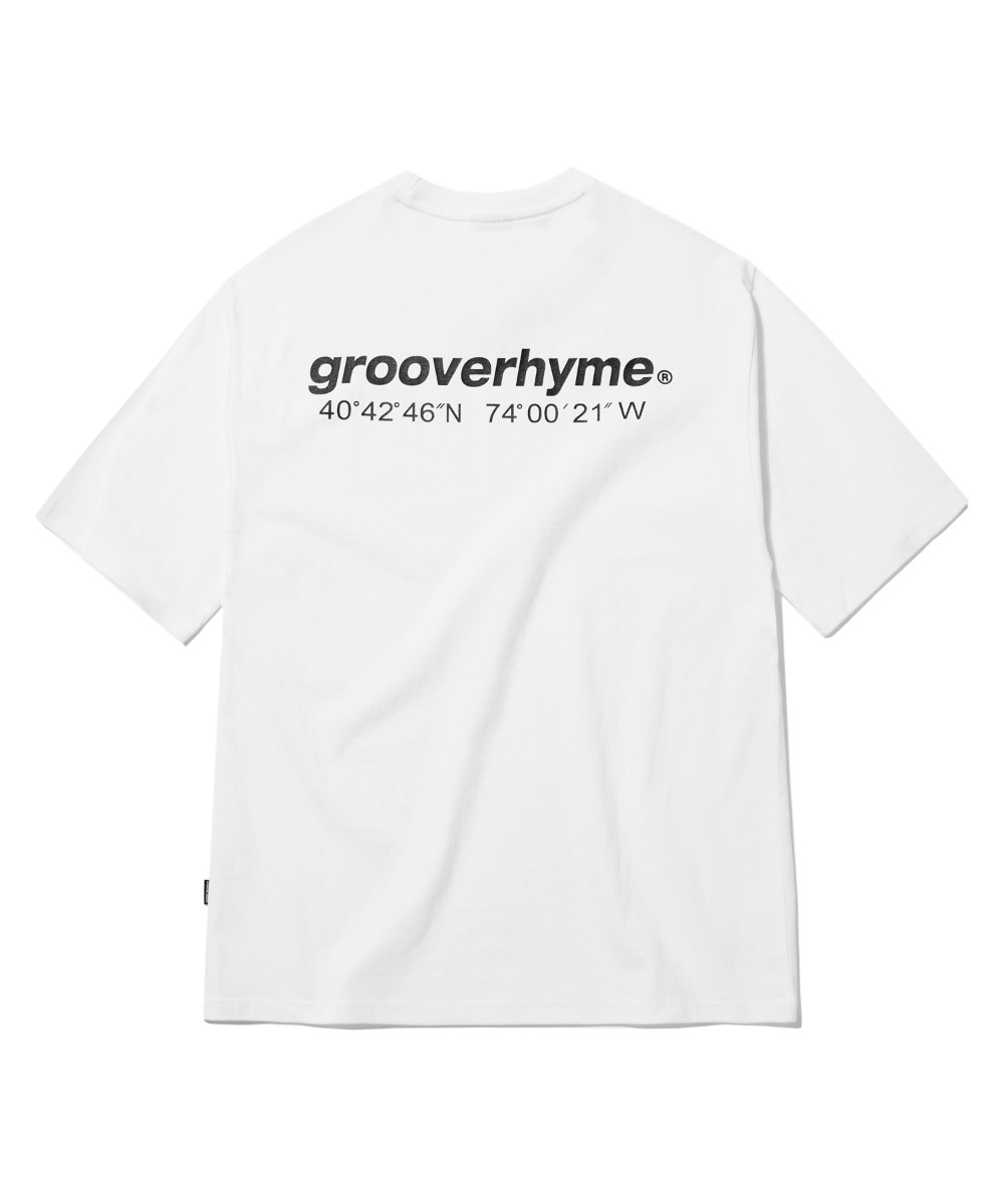 韓國GROOVE RHYME - NYC LOCATION T-SHIRT (WHITE) 