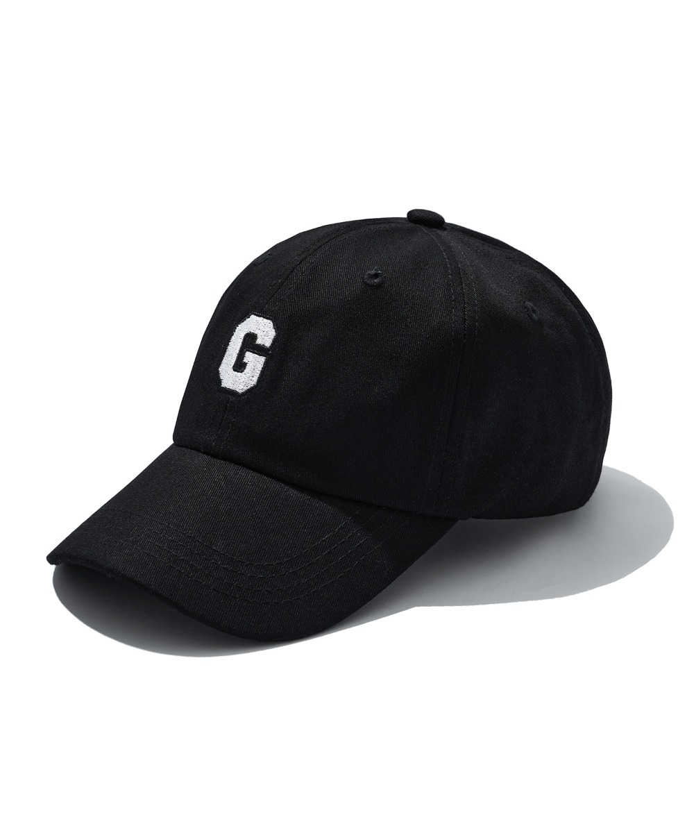 韓國GROOVE RHYME - ANGULAR G LOGO BALL CAP (BLACK)