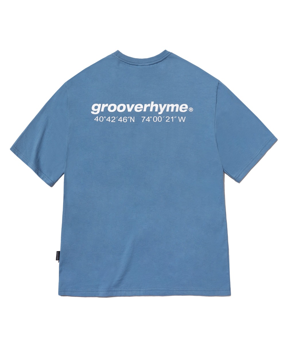 韓國GROOVE RHYME - NYC LOCATION T-SHIRT (LIGHT BLUE) 