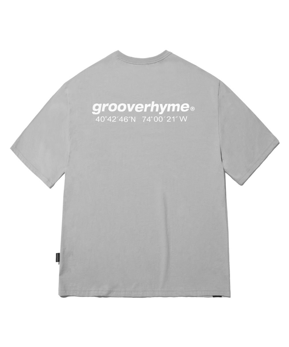 韓國GROOVE RHYME - NYC LOCATION T-SHIRT (LIGHT GREY) 