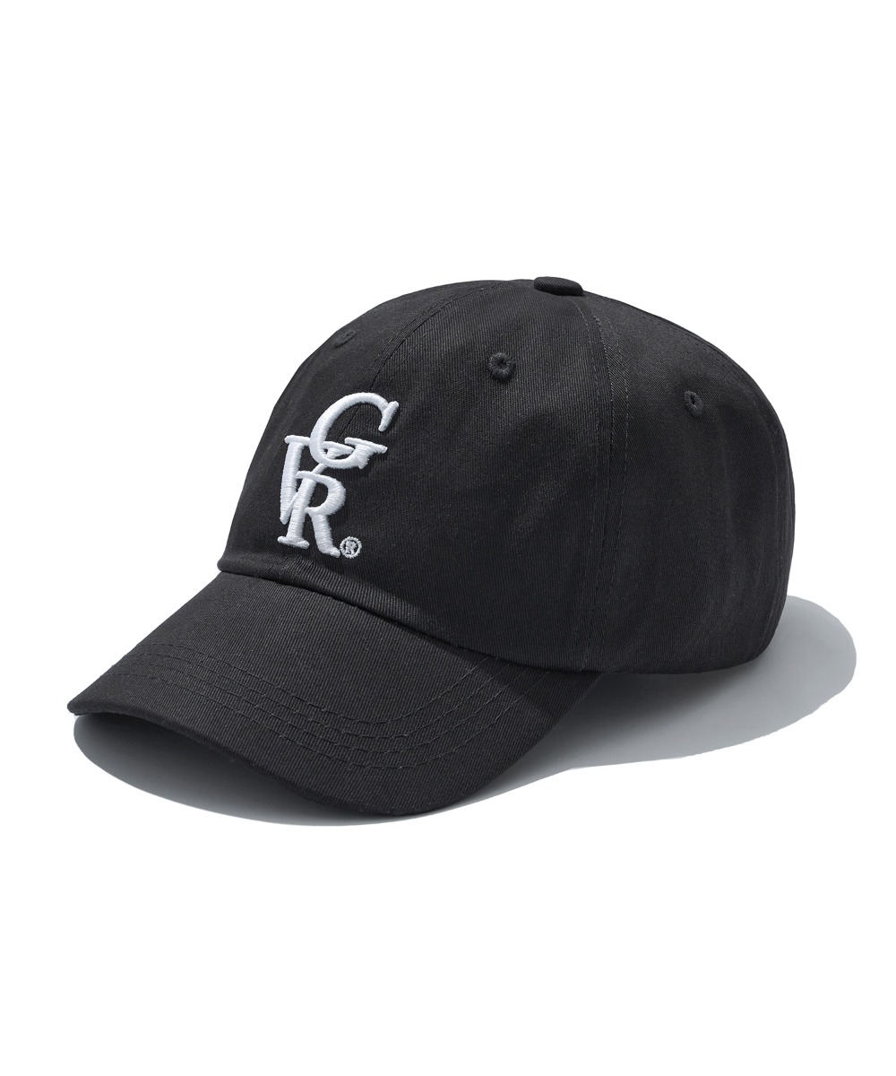韓國GROOVE RHYME - GVR SIMPLE LOGO BALL CAP (CHARCOAL)