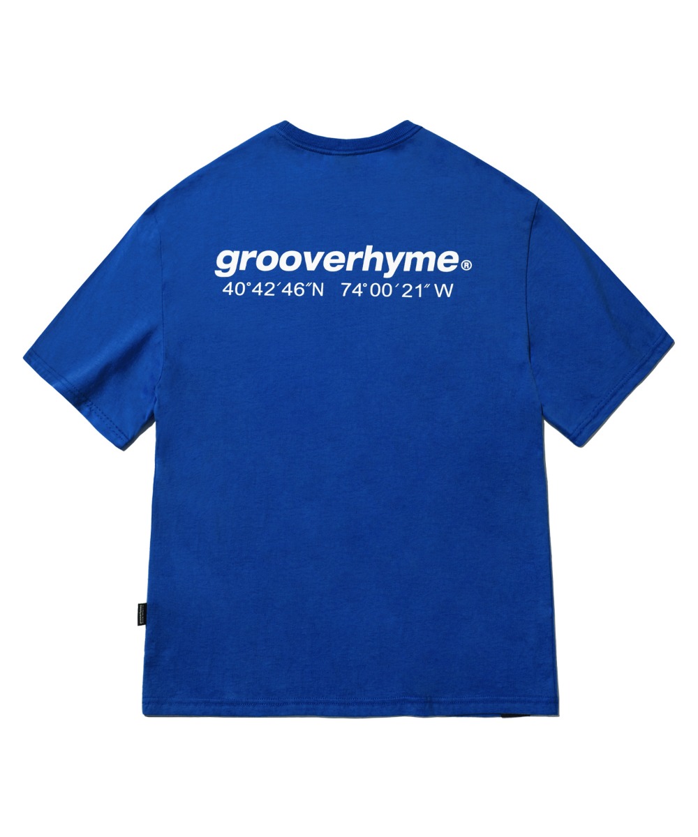 韓國GROOVE RHYME - NYC LOCATION T-SHIRT (BLUE) 
