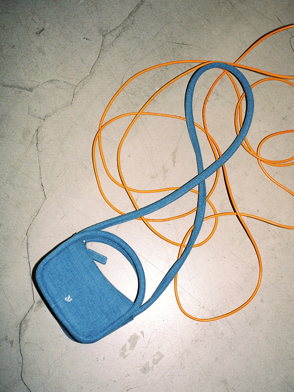 韓國YEOMIM - Micro Oval Bag (Denim Blue)