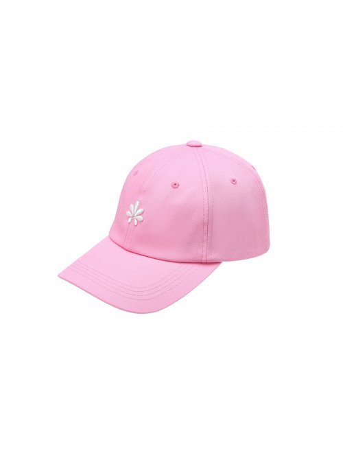韓國  TIPICOSI - FLASH Washed Cotton Ball-cap Baby Pink