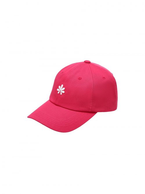 韓國  TIPICOSI - FLASH Washed Cotton Ball-cap Pink