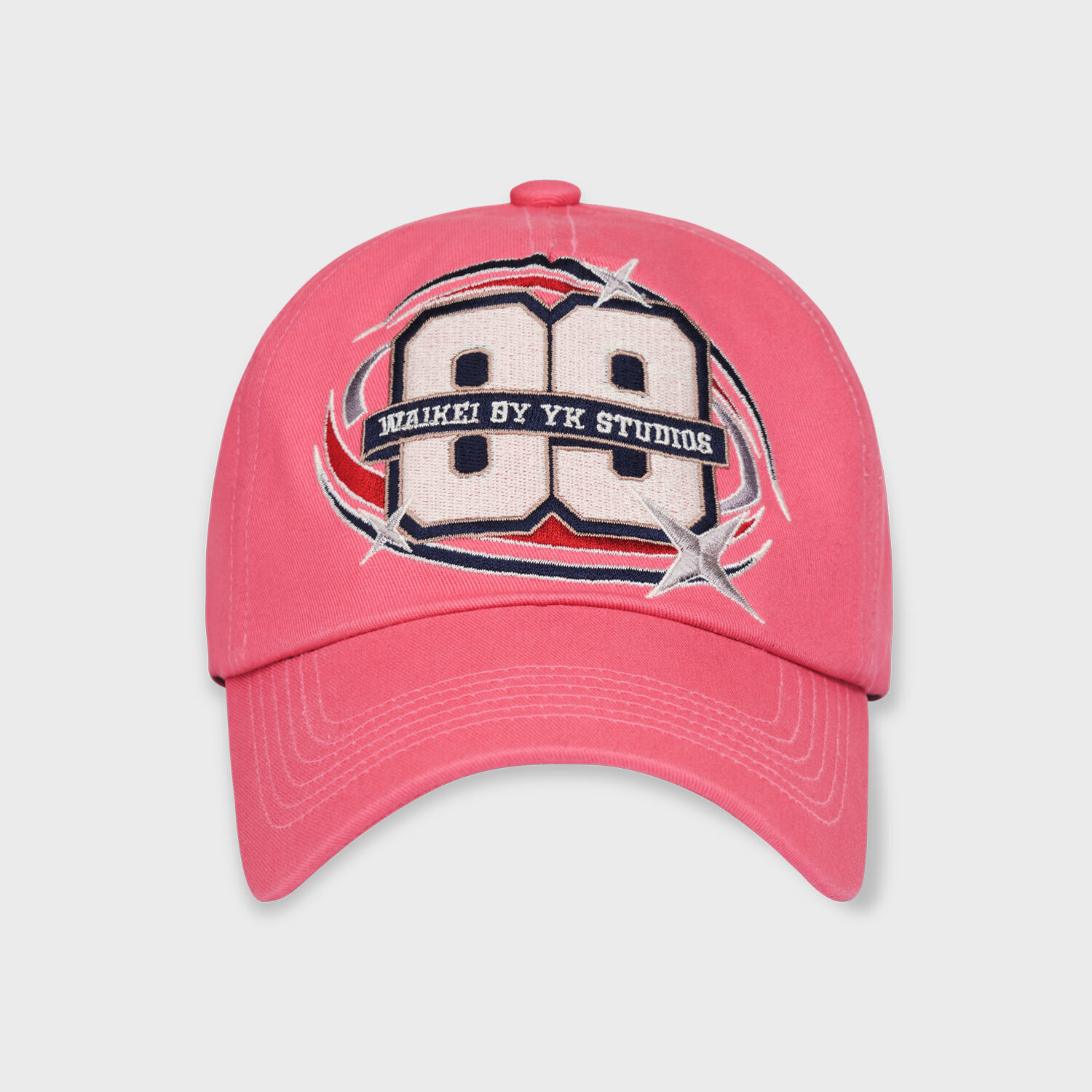 韓國WAIKEI - 89 Logo Ball Cap Pink