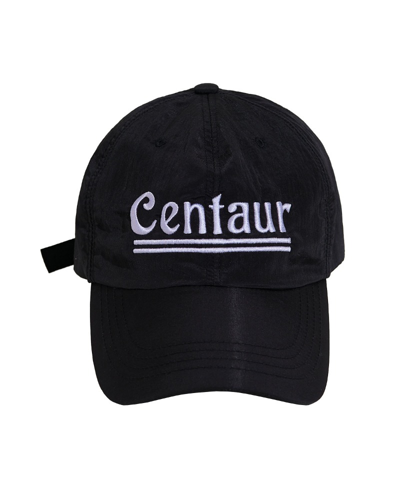 THE CENTAUR-NYLON CENTAUR BALL CAP_BLACK 