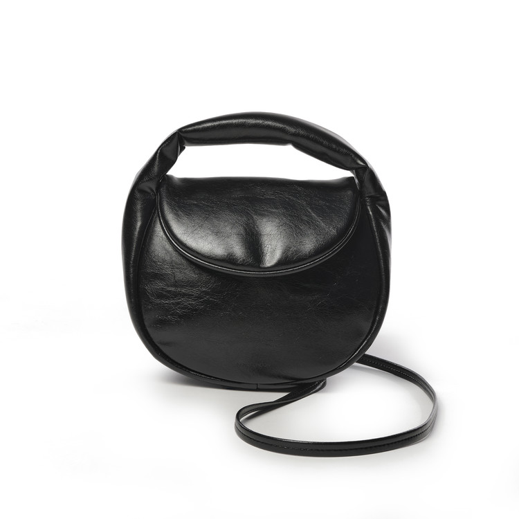 韓國SAMO ONDOH-Flap Mug Bag Flap Mug Bag S Crinkle Black