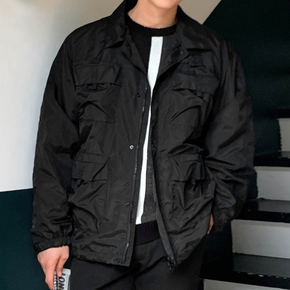 bymono-클래식 프리미엄 나일론 자켓[XL-2XL,3XL,4XL]♡韓國男裝外套