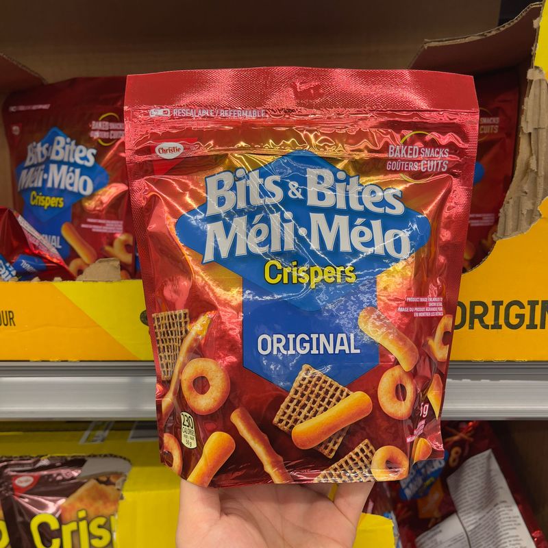 【加拿大空運直送】CRISPERS BITS & BITES Original Flavor Snack 原味薄脆餅乾 145g
