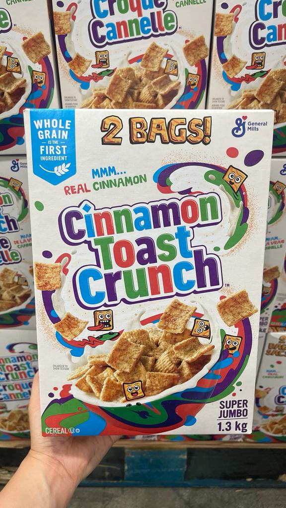 【加拿大空運直送】Cinnamon Toast Crunch 原味肉桂吐司脆片早餐麥片 1.3 kg