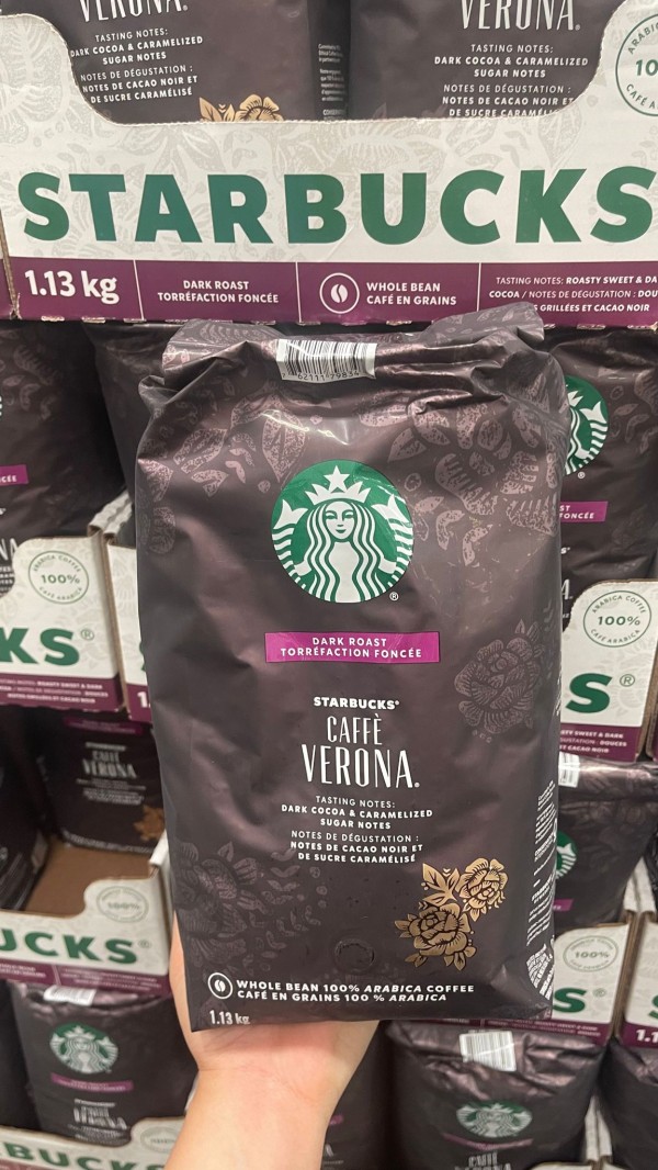 【加拿大空運直送】Starbucks Verona 深度烘焙咖啡粉勁量裝 1.13 kg
