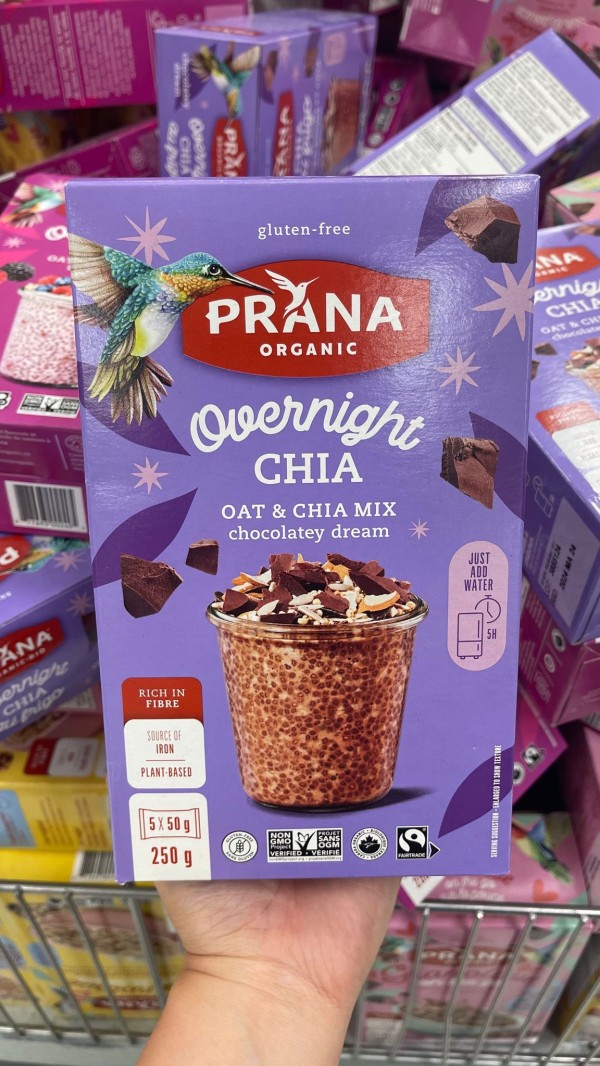 【加拿大空運直送】Prana Oat & Chia Mix Chocolatey Dream 燕麥奇亞籽混合巧克力 250 g