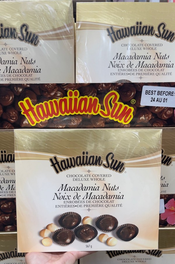 【加拿大空運直送】Hawaiian Sun Chocolate Cover Macadamia Nuts 夏威夷果仁朱古力 567 g