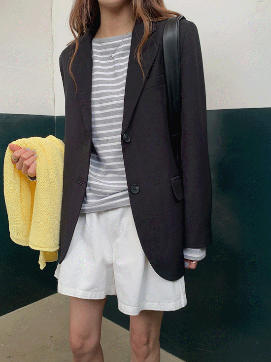 crushj - 피넬로 싱글 자켓 (4color)♡韓國女裝外套